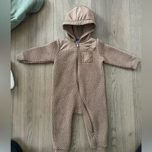 Old Navy Teddy Bear Onesie Winter 18-24m